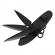 Set 3 cutite de aruncat ideallstore®, giant kunai, 23 cm, negru, husa inclusa