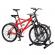 Suport dublu pentru biciclete, 60.5 x 54.5 x 56.5 cm, otel, negru, Goodyear GY910020