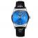 Ceas barbatesc swidu deep blue leather