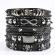 Set 4 bratari barbatesti neo-gothic infinite