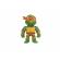 Figurina metalica testoasele ninja michelangelo