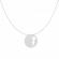 Lantisor 50 cm, model charm banut decupat baietel- argint 925