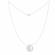 Lantisor 50 cm, model charm banut decupat baietel- argint 925