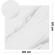 Set 4 placi decorative autoadezive, aspect marmorat, 60x60cm, pvc