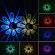 Set 6 x lampa de gradina cu panou solar, led rgb, 10w