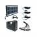 Sistem iluminare led gd8017a, 3 becuri, panou solar