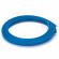 Set protectie jante, calitate premium, 4 inele din plastic, culoare albastru