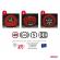 Set 2 lanturi de zapada textile, marime m, omologate en16662-1 si onorm v5121