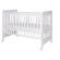 Patut co-sleeping 120x60 cu laterala culisanta si roti dreamy plus alb treppy