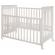 Patut co-sleeping 120x60 cu laterala culisanta si roti dreamy plus alb treppy