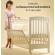 Patut co-sleeping 120x60 cu laterala culisanta si roti dreamy plus alb treppy