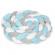Protectie laterala pentru patut, impletita, 3 m, ricokids 722101 - albastru