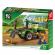 Set cuburi constructie blocki my farm - tractor cu plug