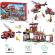 Set cuburi constructie blocki my fire - statia de pompieri, 881 piese