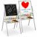 Tabla educationala cu doua fete si accesorii ricokids rk-800, 101 x 54 x 55 cm, gri