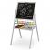 Tabla educationala cu doua fete si accesorii ricokids rk-800, 101 x 54 x 55 cm, gri