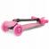Trotineta cu roti cu led ricokids loco 765102 - roz