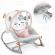 Balansoar multifunctional cu vibratii, panda, 3 jucarii, nukido 705102, roz