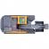 Excavator dickie toys volvo tracked excavator 23 cm cu lumini si sunete