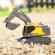 Excavator dickie toys volvo tracked excavator 23 cm cu lumini si sunete