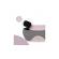 Inaltator auto cu isofix i-size 135-150 cm momi venko - pink