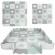 Salteluta de joaca tip puzzle cu 16 elemente pentru copii, 151 x 151 cm, ricokids 738100 - mint