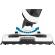 Aspirator vertical si mop 3 in 1 fara fir ecg vt 4420 simon, 75 w, baterie
