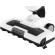 Aspirator vertical si mop 3 in 1 fara fir ecg vt 4420 simon, 75 w, baterie