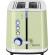 Prajitor de paine ecg st 2766 vintage olive, 925 w, 2 felii, 7 niveluri de