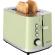 Prajitor de paine ecg st 2766 vintage olive, 925 w, 2 felii, 7 niveluri de