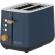 Prajitor de paine ecg st 2768 timber petrol, 925 w, 2 felii, 7 trepte, otel