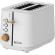 Prajitor de paine ecg st 2768 timber white, 925 w, 2 felii, 7 trepte, otel