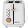 Prajitor de paine ecg st 2768 timber white, 925 w, 2 felii, 7 trepte, otel