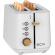 Prajitor de paine ecg st 2768 timber white, 925 w, 2 felii, 7 trepte, otel