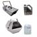 Set masina de fum si masina baloane 60 w, ideallstore®, 1200 w, lichid 4.5 l inclus