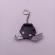 Breloc multifunctional din otel, 3 surubelnite, cutit, 4 cm, fade