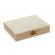 Trusa de colorat din lemn, creioane cerate si acuarele, creion, radiera, ascutitoare, 15,5x11,5x3,2 cm