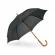 Umbrelă din poliester cu ax si maner din lemn, deschidere manuala, 88 cm