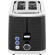 Prajitor de paine ecg st 2750 stripe, 930 w, 2 felii, 7 niveluri de rumenire,