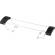 Prajitor de paine ecg st 2750 stripe, 930 w, 2 felii, 7 niveluri de rumenire,