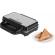 Sandwich maker ecg s 2120 grande, 900 w, 4 sandvisuri triunghiulare, design din