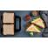 Sandwich maker ecg s 2120 grande, 900 w, 4 sandvisuri triunghiulare, design din