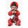 Casca protectie bebelusi cu spuma flexibila ultrausoara si reglabila, 7-24 luni, rosie, safehead baby ladybird