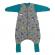 Sac de dormit cu picioruse si maneca lunga detasabila dinosaur 120 cm + manseta 2.5 tog