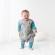Sac de dormit cu picioruse si maneca lunga detasabila dinosaur 80 cm + manseta 2.5 tog