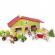 Set constructie din lemn - ferma cu tractor si animale 140 de piese