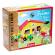 Set constructie din lemn - ferma cu tractor si animale 140 de piese