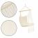 Leagan suspendat pentru interior/exterior, cu spatar, cuib de barza, 120 kg, gw-923, alb