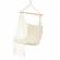 Leagan suspendat pentru interior/exterior, cu spatar, cuib de barza, 120 kg, gw-923, alb