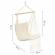 Leagan suspendat pentru interior/exterior, cu spatar, cuib de barza, 120 kg, gw-923, alb